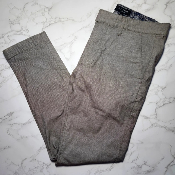 Ted Baker London | Mini Design Slim Fit Trouser Pants - Size 28R - Picture 1 of 14